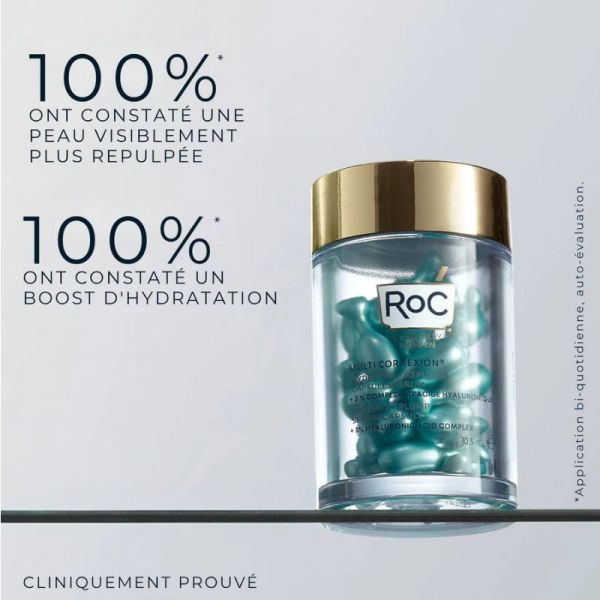 RoC Multi Correxion hydrater + repulper capsules sérum 30 capsules