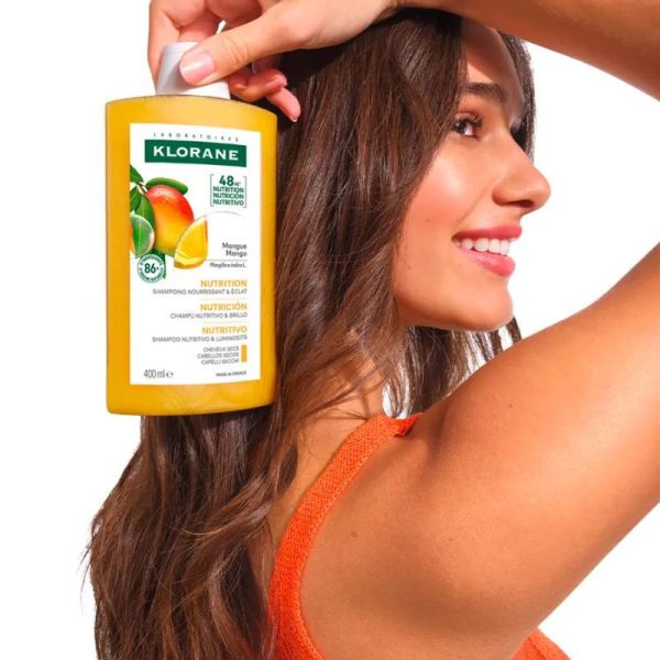 Klorane Nutrition shampooing à la mangue cheveux secs 200ml