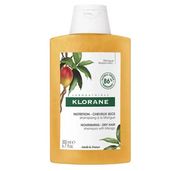 Klorane Nutrition shampooing à la mangue cheveux secs 200ml