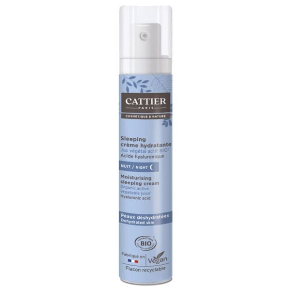 Sleeping Crème Hydratante Nuit Peaux Déshydratées Bio 50 ml