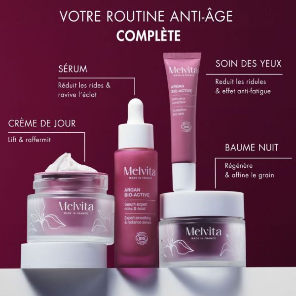 Melvita Argan Bio Active baume nuit régénérant Bio recharge 50ml