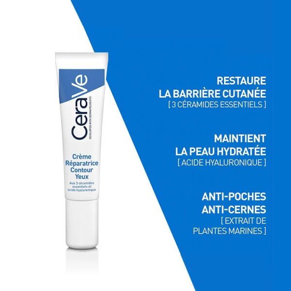 CeraVe crème réparatrice contour yeux 14ml