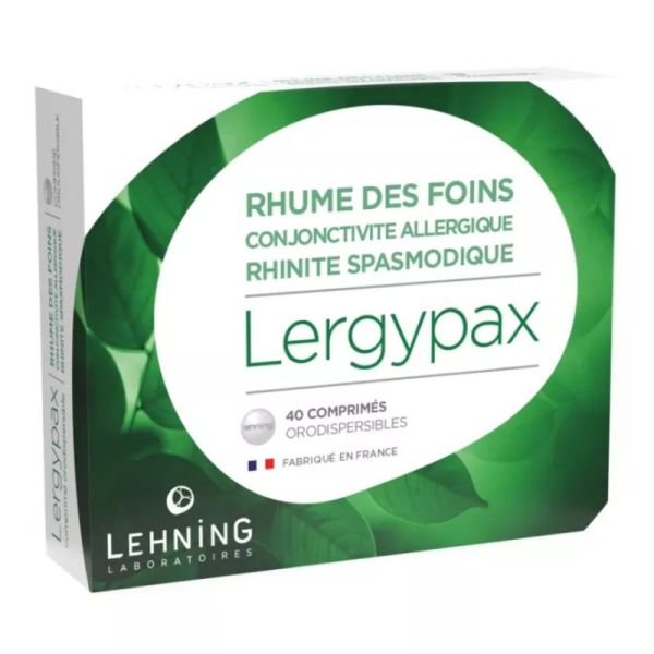 Lehning Lergypax Allergie 40 comprimés orodispersibles