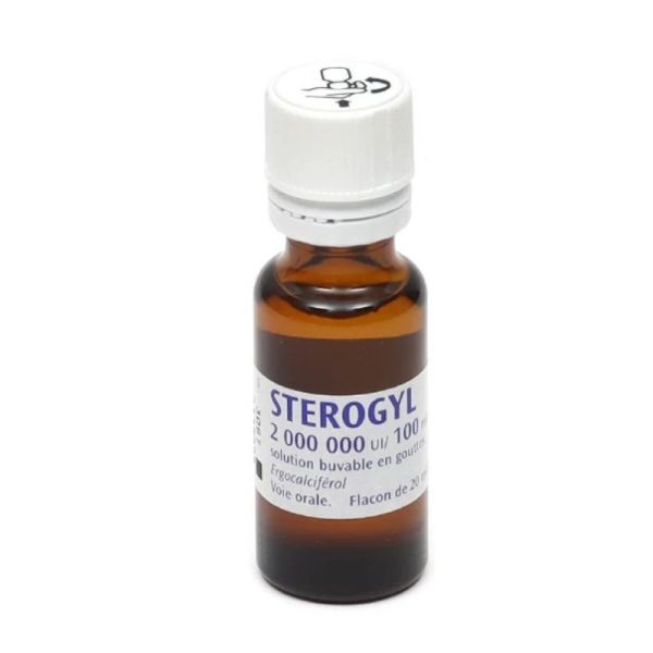 Sterogyl gouttes Vitamine D solution buvable 20ml