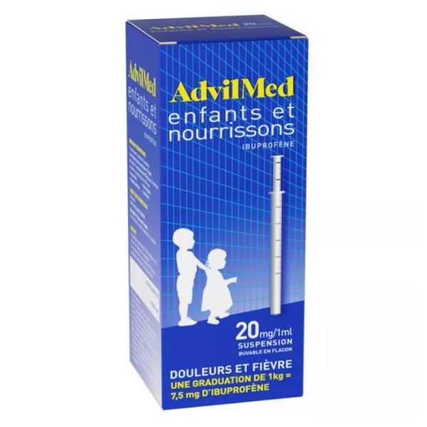 AdvilMed Enfants et Nourrissons 20mg/ml Suspension Buvable 200 ml