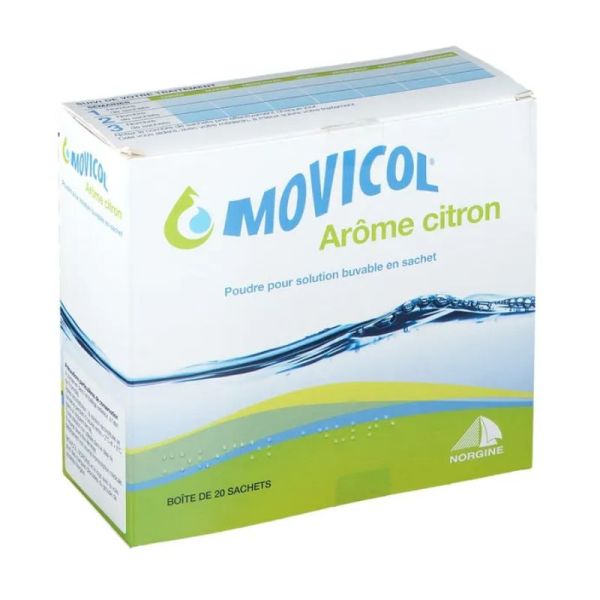 Movicol citron poudre pour solution buvable 20 sachets