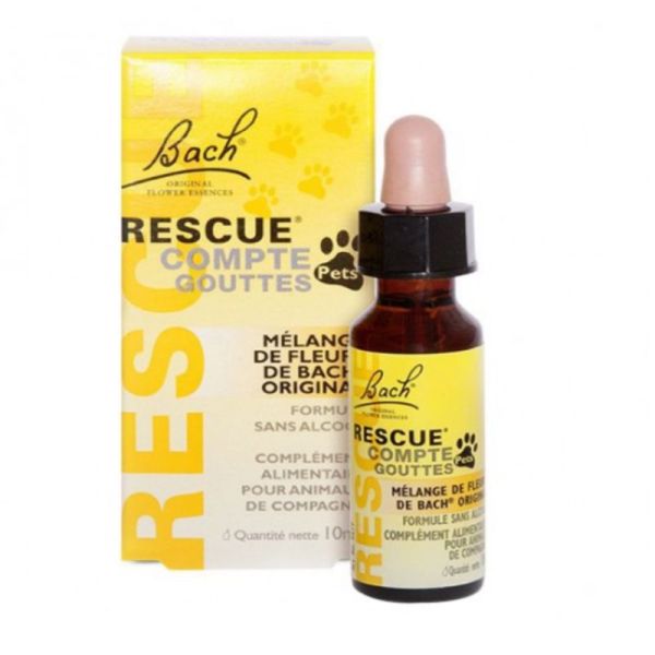 Rescue Pets concentre de sérénité pour animaux de compagnie 10ml