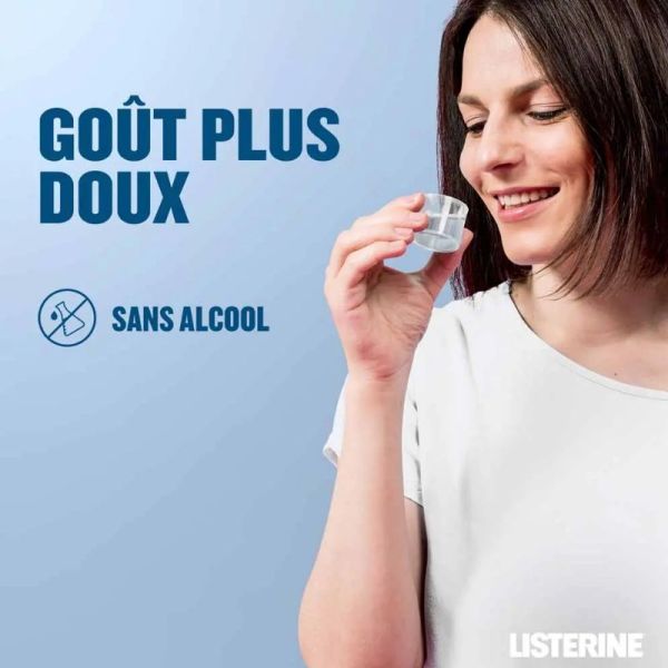 Listerine bain de bouche soin blancheur menthe 500ml