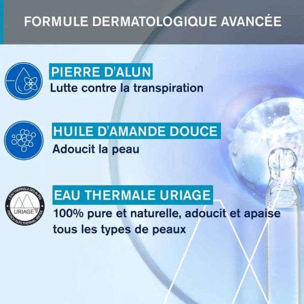 Uriage déodorant fraîcheur spray peaux sensibles 125ml