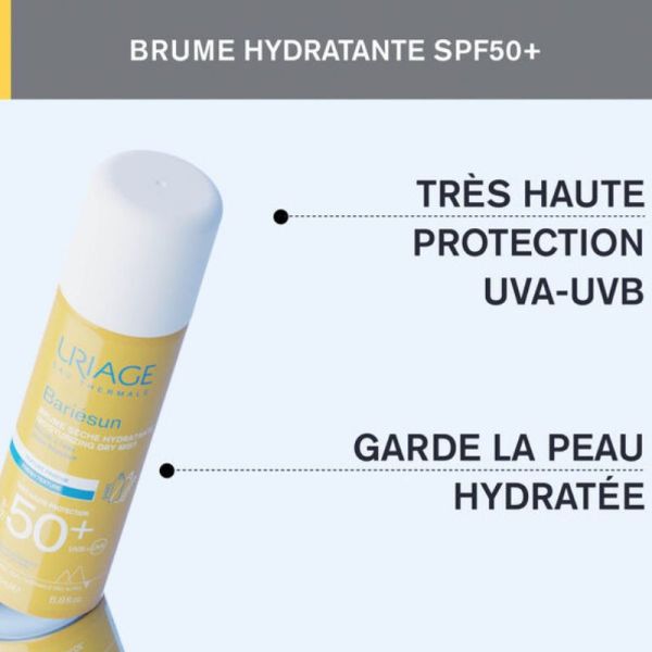 Uriage Bariésun brume sèche hydratante SPF50+ 200ml