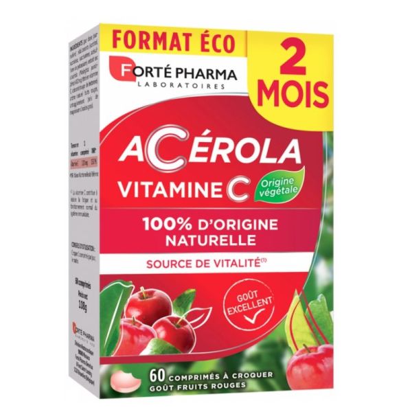 Forté Pharma Energie acérola 60 comprimés