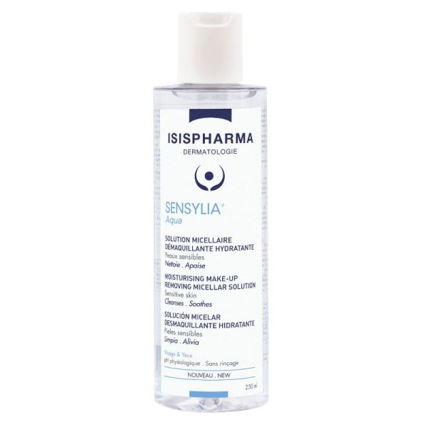 Isispharma Sensylia solution micellaire démaquillante hydratante aqua 250ml