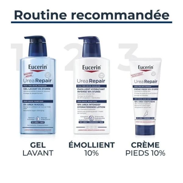 Eucerin UreaRepair recharge gel lavant 5% d'urée 400ml