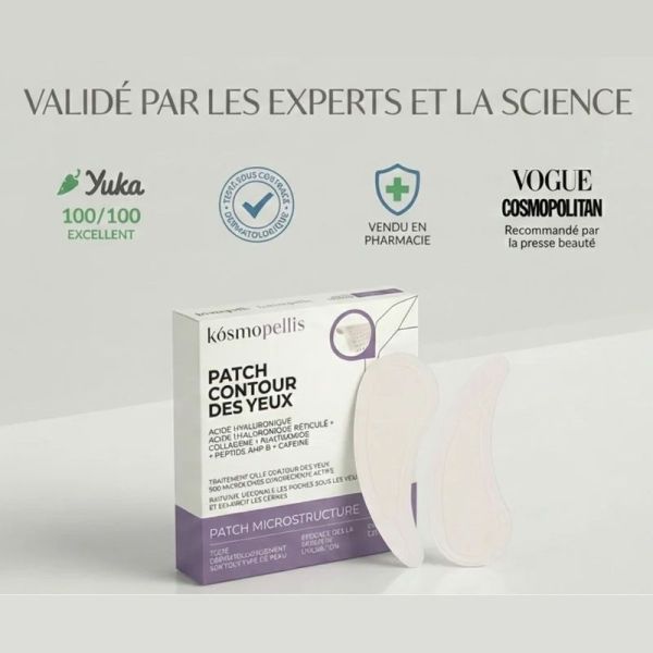 Goodlifescience Patch contour des Yyeux - 900 micro-cônes 8 patchs