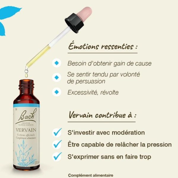 Fleurs de Bach Original Vervain 20ml