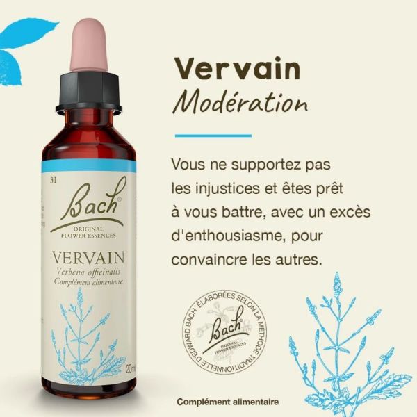 Fleurs de Bach Original Vervain 20ml