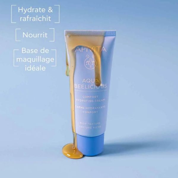 Apivita Aqua Beelicious crème hydratante confort texture riche 40ml