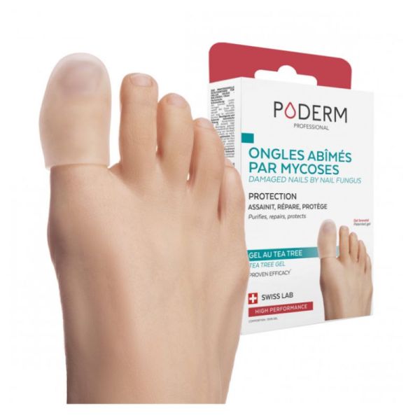 Poderm capuchon d'orteil pour ongles abîmés Ts X2