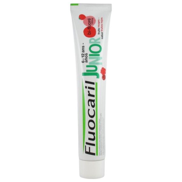 Fluocril dentifrice gel Junior 6-12 ans fruits rouges 75ml