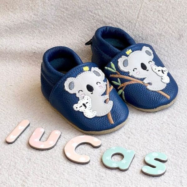 Taz Chausson bébé cuir koala 0-6mois 0-6 mois