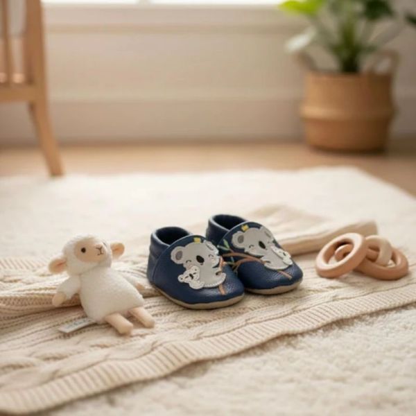 Taz Chausson bébé cuir koala 0-6mois 0-6 mois