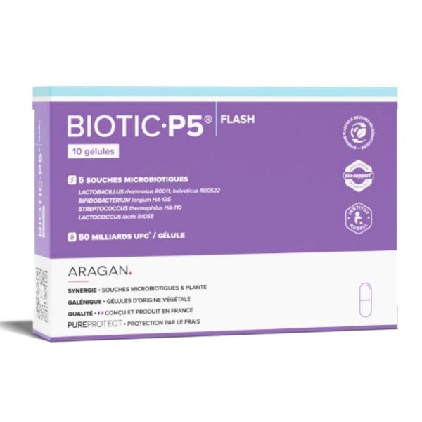 Aragan Biotic P5 Flash 10 gélules