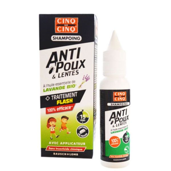 Cinq sur Cinq shampoing anti-poux à l’huile essentielle de lavande bio 100 ml