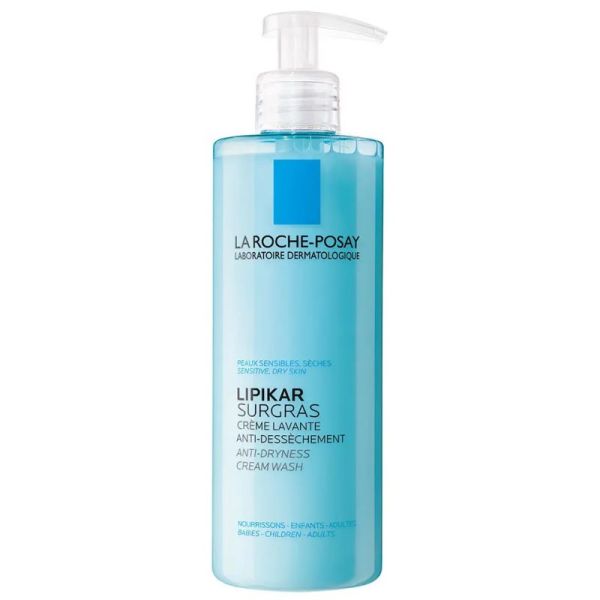 Lipikar Surgras Crème Lavante Anti-Dessèchement 400 ml