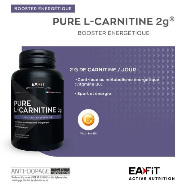 Eafit Pure L-carnitine 90 gélules 2g