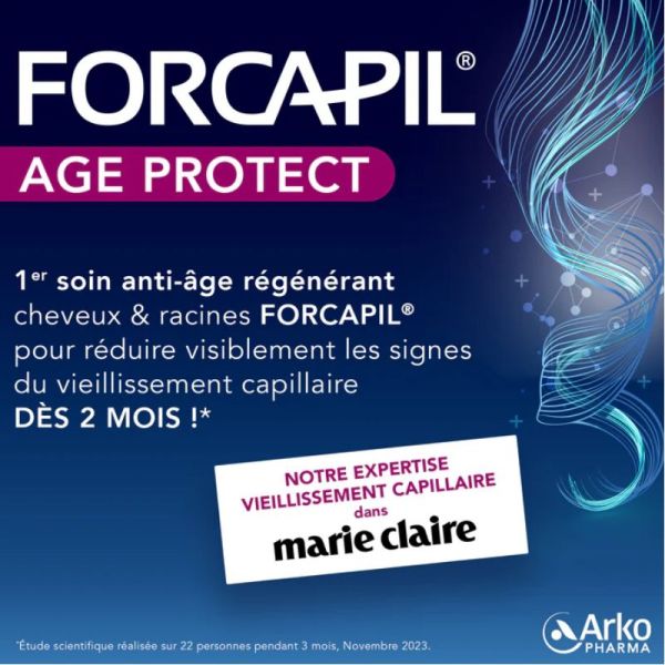 Arkopharma Forcapil Age Protect soin régénérant cheveux et racines 125ml