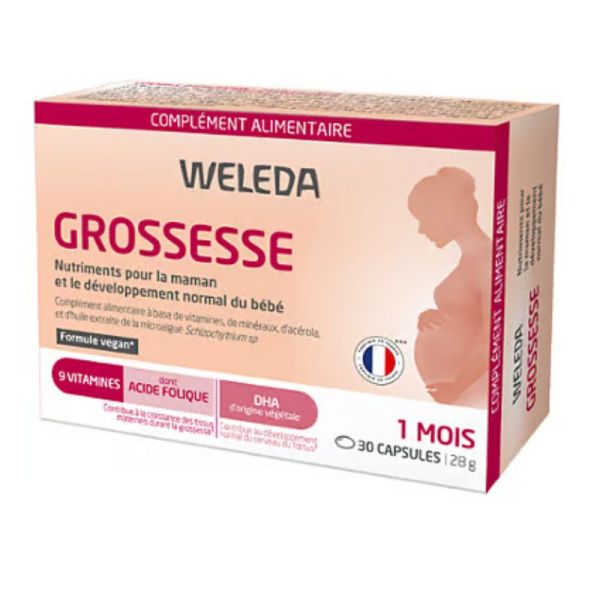 Weleda complément alimentaire grossesse 1 mois 30 capsules