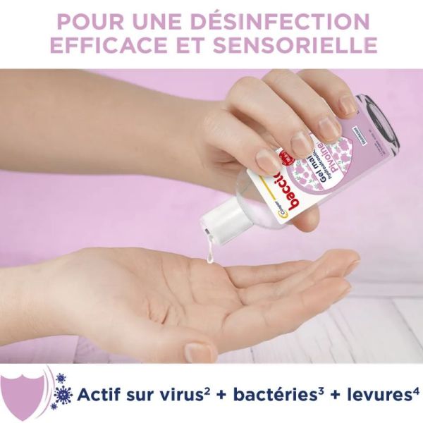 Baccide gel mains désinfectant hydroalcoolique Pivoine peaux sensibles 100ml