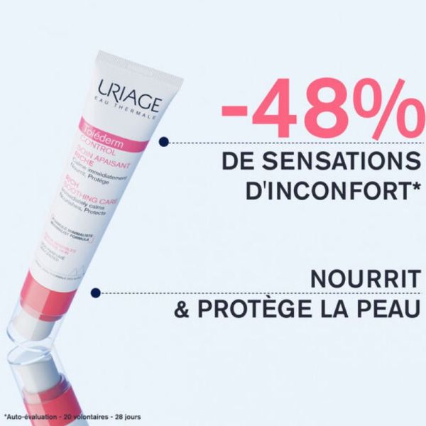 Uriage Toléderm Control soin calmant intensif Riche 40ml