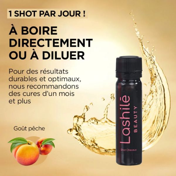 Lashilé Beauty Shots cheveux triple action 14 jours 14 shot X 15ml