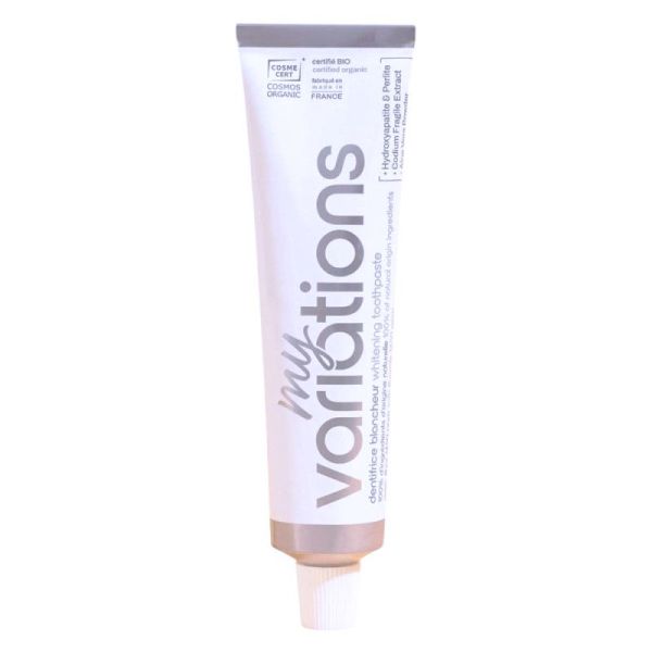 Myvariations dentifrice Hydroxyapatite 2% actifs Blancheur gel 75ml