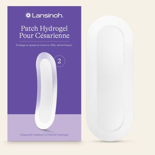 Lansinoh Patch hydrogel pour  césarienne 2 Patchs