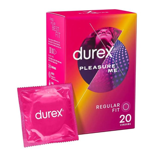 Pleasure Me 20 préservatifs lubrifiés ultra perlés Standard