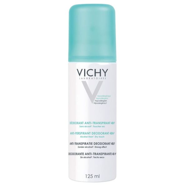 Vichy déodorant anti-transpirant efficacité 48h 125 ml