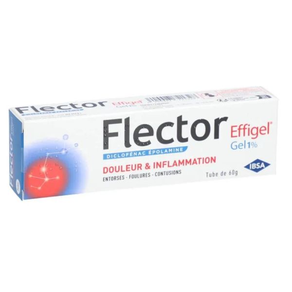 IBSA Flector Effigel 1% Gel Diclofénac Épolamine 60g