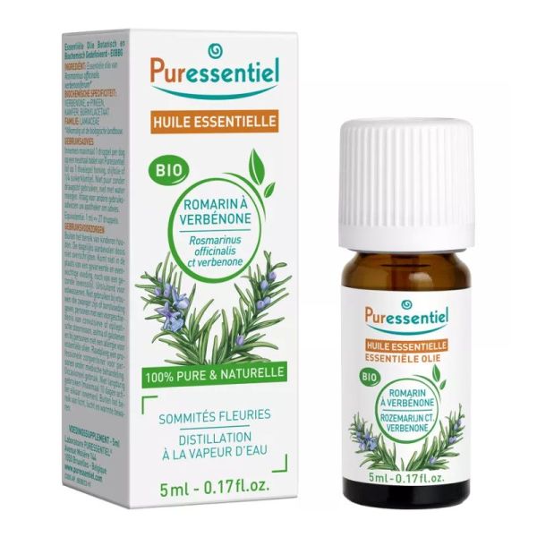 Puressentiel Huile Essentielle Bio Romarin à Verbénone 5 ml