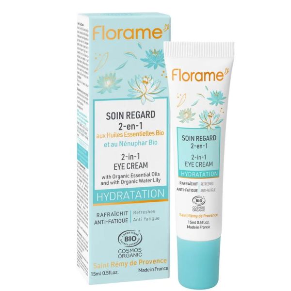 Florame Hydratation Soin Regard 2en1 15 ml
