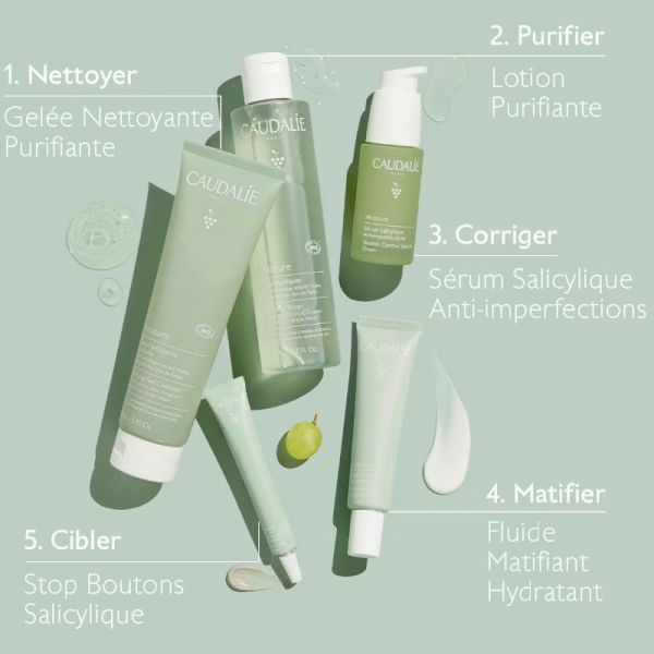 Caudalie Vinopure gelée nettoyante purifiante Bio 75ml