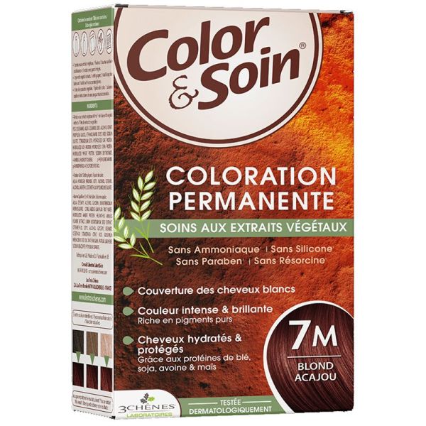 3 Chênes Color & Soin Coloration Permanente 7M blond acajou