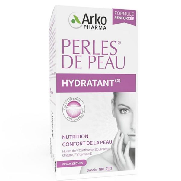 Perles de Peau hydratant nutrition et confort de la peau 180 capsules