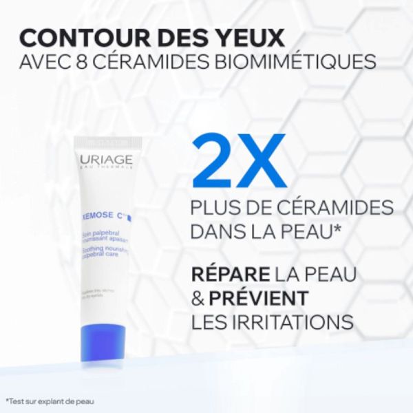 Uriage Xémose C8+ soin palpébral nourissant apaisant peaux très sèches 15ml