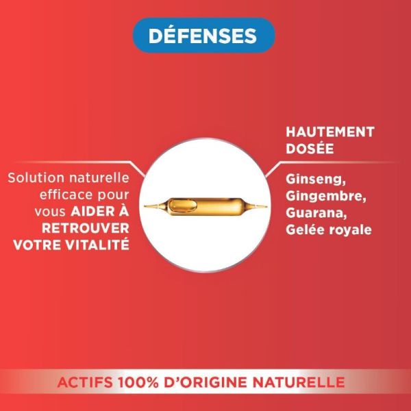 Forté Pharma vitalité 4G Défenses 20 ampoules