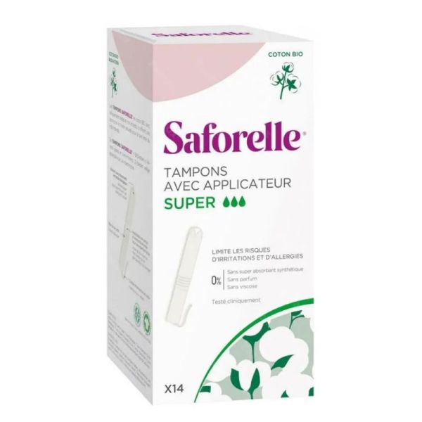 Tampons avec applicateur Super x14