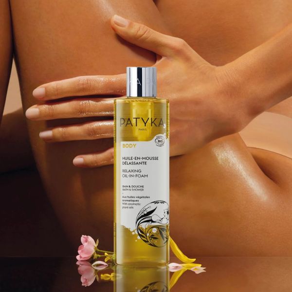 Patyka huile en mousse délassante bain & douche bio 200ml