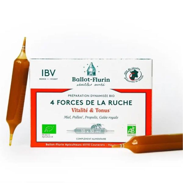 Ballot-Flurin préparation dynamisée 4 Forces de la Ruche vitalité & tonus 100ml
