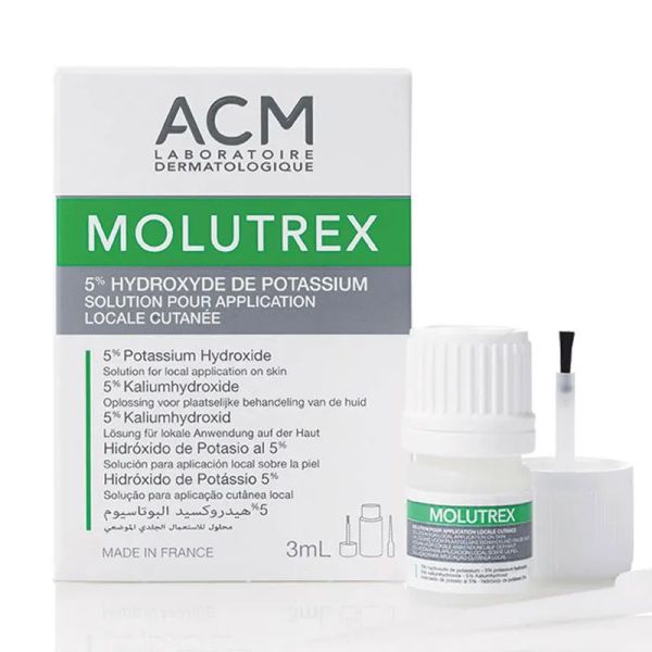 Molutrex solution pour application locale cutanée 3 ml